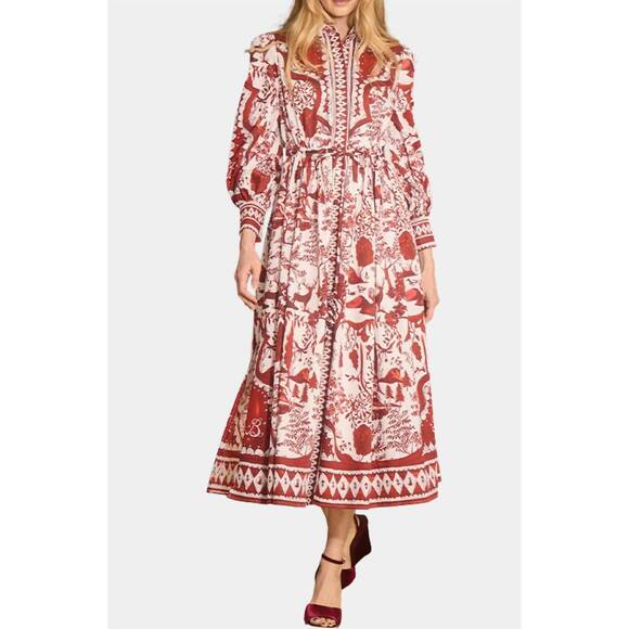HUNTER BELL Dresses & Skirts - NEW HUNTER BELL rosie midi dress in central park toile